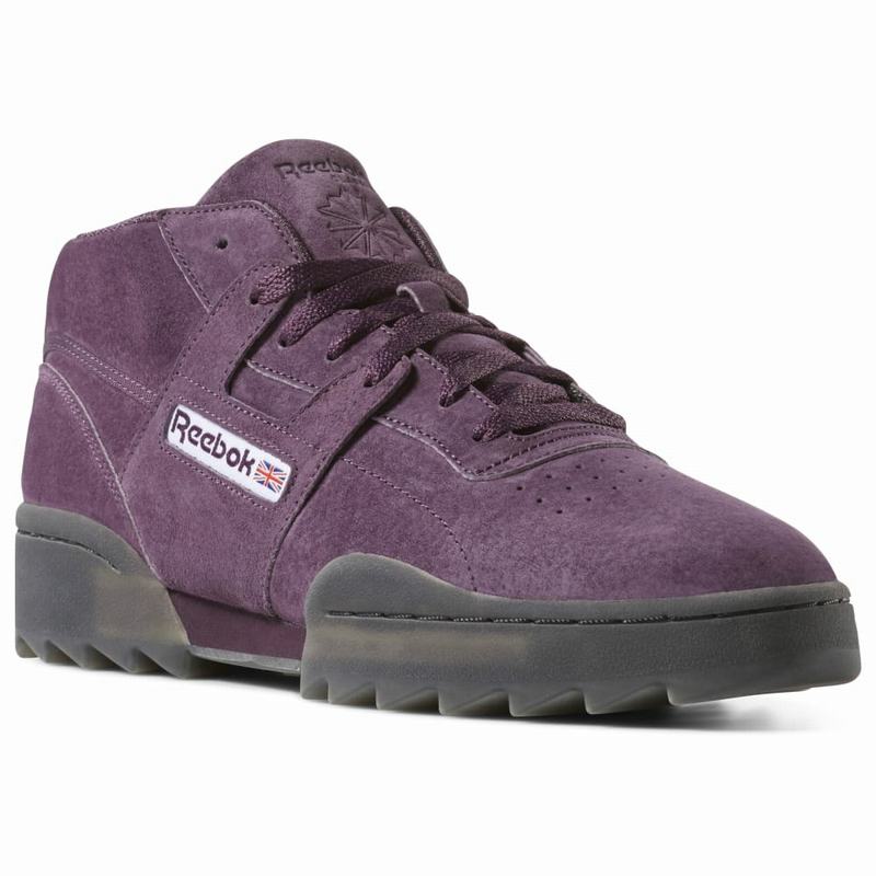 Reebok Workout Clean Mid Ripple Tenisky Panske - Nachový/Čierne FN6662TZ